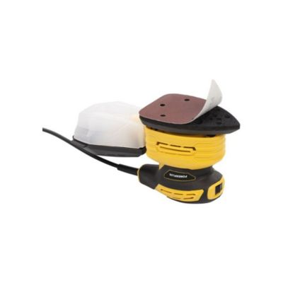 Ponceuse a main - POWERPLUS - POWDP50200 - 180 W - Pour gaucher et droitier - Livrée avec 5 feuilles de papier abrasif
