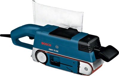 Ponceuse à bande 750 W GBS 75 AE - Bosch - coffret et accessoires inclus