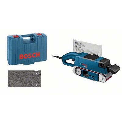 Ponceuse à bande 750 W GBS 75 AE - Bosch - coffret et accessoires inclus