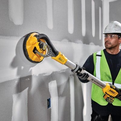 Ponceuse à bras murale sans fil XR 18V 225mm Brushless Wireless Tool Control + 2 batteries 6AH Li-ion + chargeur + abrasifs