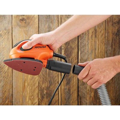 Ponceuse delta BLACK DECKER Mouse filaire 55W 6 abrasifs