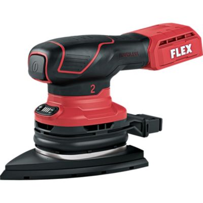 Ponceuse delta sans fil 18 V FLEX avec contrôle 4 vitesses et aspiration intégrée - sans batterie ni chargeur - 532087