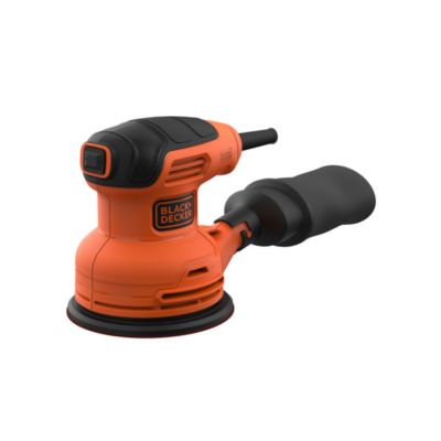 Ponceuse excentrique filaire Diam125 mm 230W BLACK+DECKER BEW210-QS + 1 abrasif Sac à poussières
