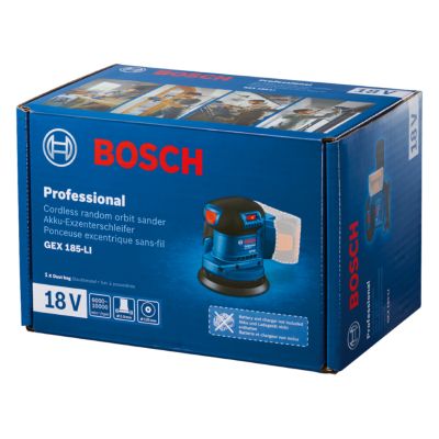 Ponceuse excentrique sans fil 18V GEX 185-LI - Bosch Professional