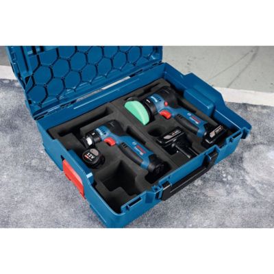 Ponceuse excentrique sans fil BOSCH PROFESSIONAL - GEX 12V-77 - 12V - 32 mm - 2 plateaux de ponçage (adhésif, autoaggripant)