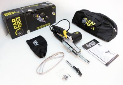 Ponceuse Lime 400W avec 2 bras orientables 9/13mm