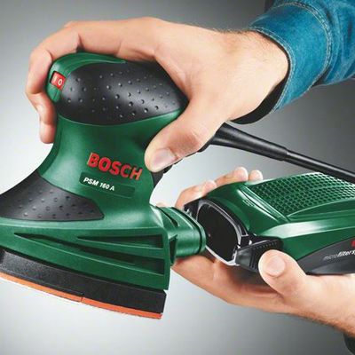 Ponceuse Triangulaire Bosch Psm160a 93 X 93 Mm Castorama