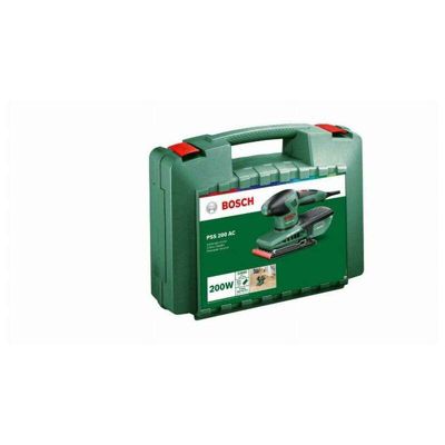 Ponceuse vibrante filaire PSS 200 AC - 200 W, plateau 92 x 182 mm, microfiltre, coffret