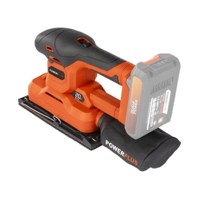 Ponceuse vibrante sans fil 20V 187x90mm - DUAL POWER POWDP50300 - Livrée sans batterie ni chargeur