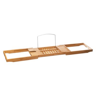 Pont de baignoire extensible l.70/105 x P.22,1 cm bambou 5Five