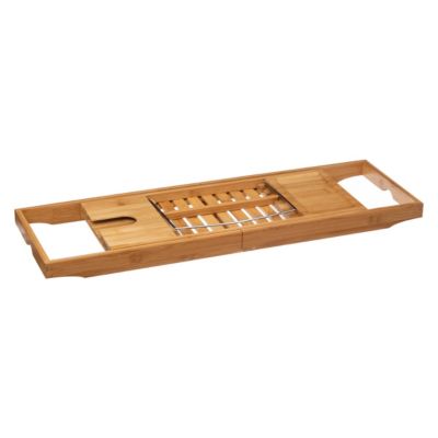 Pont de baignoire extensible l.70/105 x P.22,1 cm bambou 5Five