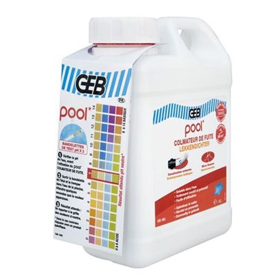 Pool colmateur pour fuites piscines - Pool colmateur - Bidon de 1 litre - Pour fuites piscines