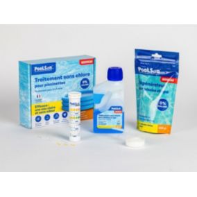 PooLSan - Désinfection sans chlore - Kit piscinettes - Pour la désinfection de votre eau de piscine