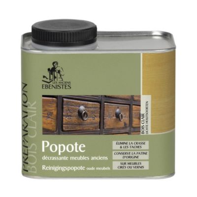 POPOTE DECRASSANTE BOIS CLAIRS 450ML  - Les anciens ébénistes