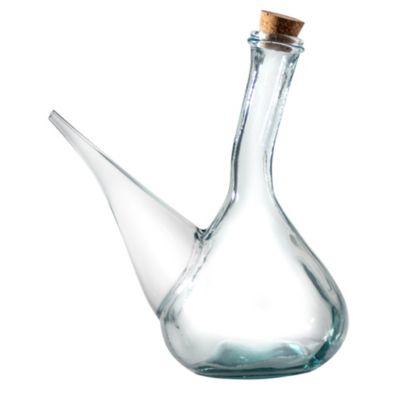 Porron en verre 1 l avec bouchon en liège - Carafes et pichets Table Passion