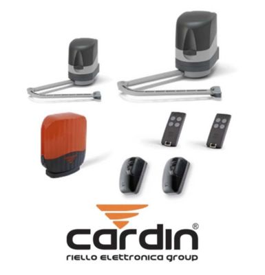 Portail ALU Lorient largeur 3m00 - Ht 1m70 - Gris - Motorisé | Castorama