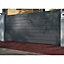 Portail aluminium Samson gris 7016 sablé - 350 x h.143 cm