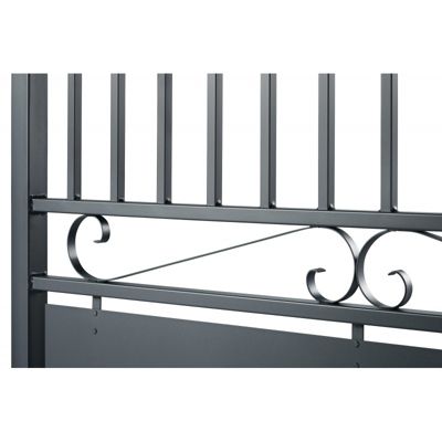 Portail aluminium tradition style ferronnerie 3m00 Gris