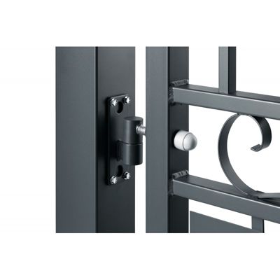 Portail aluminium tradition style ferronnerie 3m00 Gris