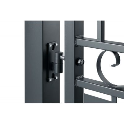 Portail aluminium tradition style ferronnerie 3m00 Gris