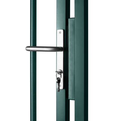 Portail barreaudé acier galvanisé passage 3m00 H 2m00 Vert