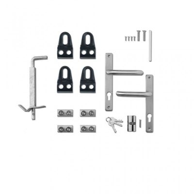Portail barreaudé acier galvanisé passage 4m00 H 1m20 Gris anthracite