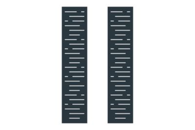 Portail battant ajustable en largeur 4m ARLBERG H.160cm alu gris