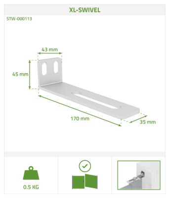Portail battant ajustable en largeur 4m SANTIS H.140cm alu gris