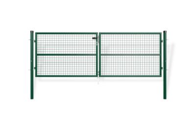 Portail battant grillagé 3m OLGA H.100cm Vert