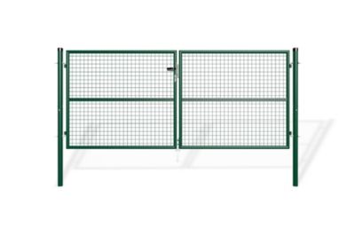 Portail battant grillagé 3m OLGA H.130cm Vert