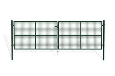 Portail battant grillagé 4m OLGA H.130cm Vert