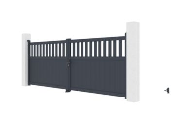 Portail battant motorisé 4m SANTIS H.140cm + Motorisation RANGER B150