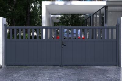 Portail battant motorisé 4m SANTIS H.140cm + Motorisation RANGER B150