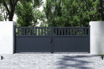 Portail battant motorisé 4m SANTIS H.140cm + Motorisation RANGER B150