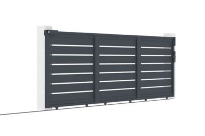 Portail coulissant 4,5m VOGEL H140cm + motorisation Ranger C300 | Castorama