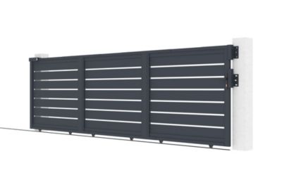 Portail coulissant 4,5m VOGEL H140cm + motorisation Ranger C300 | Castorama