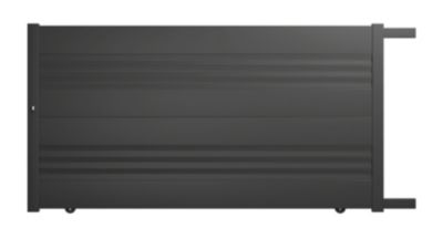 Portail coulissant 4ALU aluminium gris 7016 - 360 x h.161,6 cm