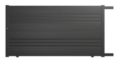 Portail coulissant 4ALU aluminium gris 7016 - 410 x h.161,6 cm
