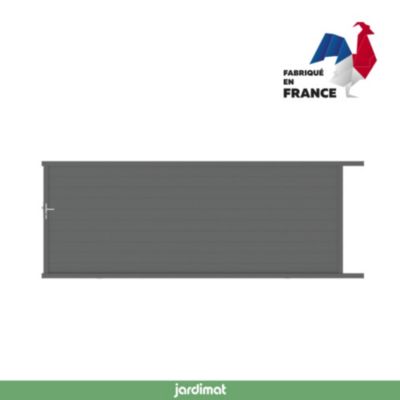 Portail coulissant motorisé alpes 400x171 grant Jardimat