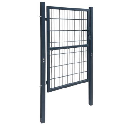 Portail de clôture 2D (simple),Porte de jardin,Portillons de jardin Gris anthracite 100x120 cm