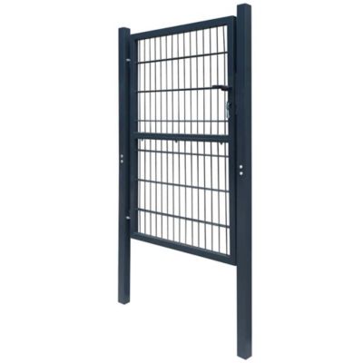 Portail de clôture 2D (simple),Porte de jardin,Portillons de jardin Gris anthracite 100x120 cm