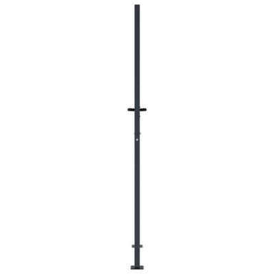 Portail de jardin Anthracite 100x175 cm Acier Design Arbre vidaXL
