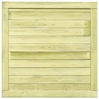 Portail de jardin Bois de pin imprégné 100x100 cm vidaXL