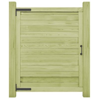 Portail de jardin Bois de pin imprégné 125x100 cm vidaXL