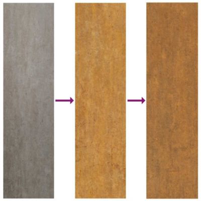Portail de jardin,Porte de jardin,Portillons de jardin 100x125 cm en acier Corten, design carré