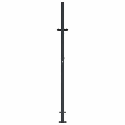 Portail de jardin,Porte de jardin,Portillons de jardin Anthracite 100x125 cm Acier Design Herbe