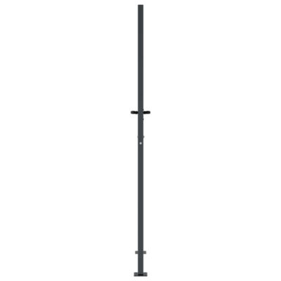 Portail de jardin,Porte de jardin,Portillons de jardin Anthracite 100x175 cm Acier Design Herbe
