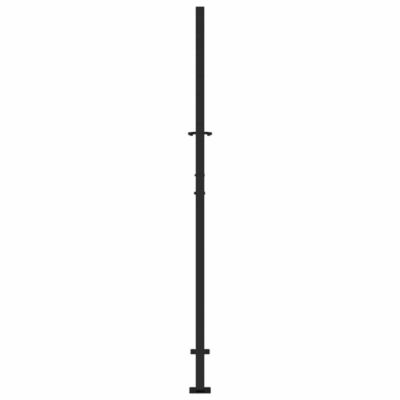Portail de jardin,Porte de jardin,Portillons de jardin noir 100x175 cm en acier avec motif de traces