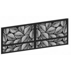 Portail en acier KM1080  - Noir -  500 x 150 cm