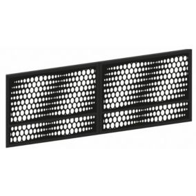 Portail en acier KM916  - Anthracite -  400 x 150 cm